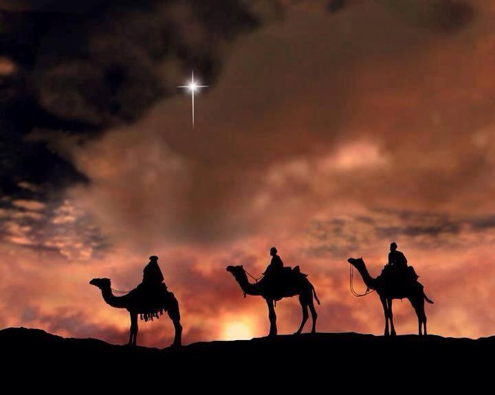 Wisemen follow the Star to find the newborn King of the Jews.